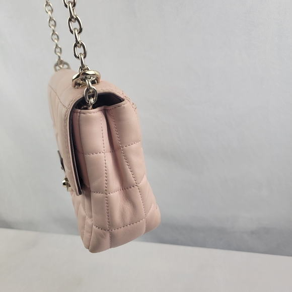 Michael Kors Soho leather quilted shoulder bag in blush - Picture 3 of 15